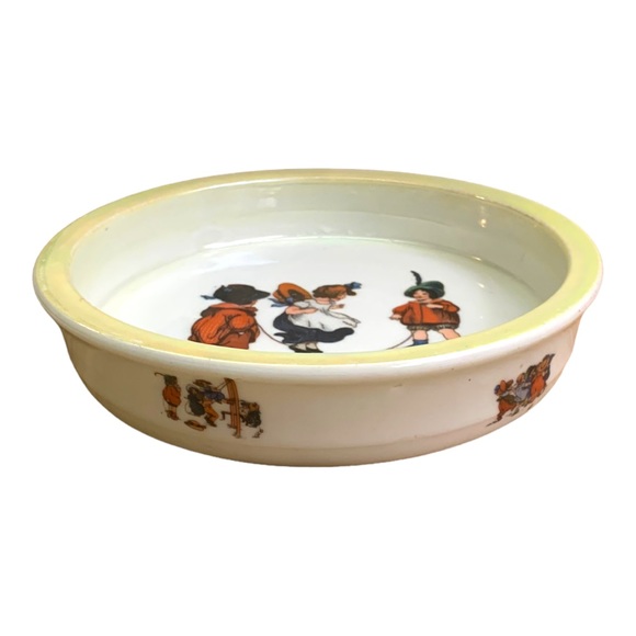 Antique Retsch & Co. Wunsiedel Bavaria Porcelain Child's Dinner Bowl Dish rare - Picture 2 of 8